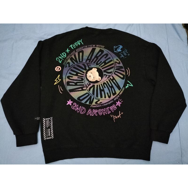 Crewneck 2nd Archive x Teddy Rflective