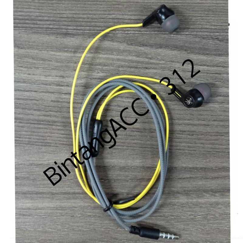 Headset stereo Realme R1 power full bass earphones music