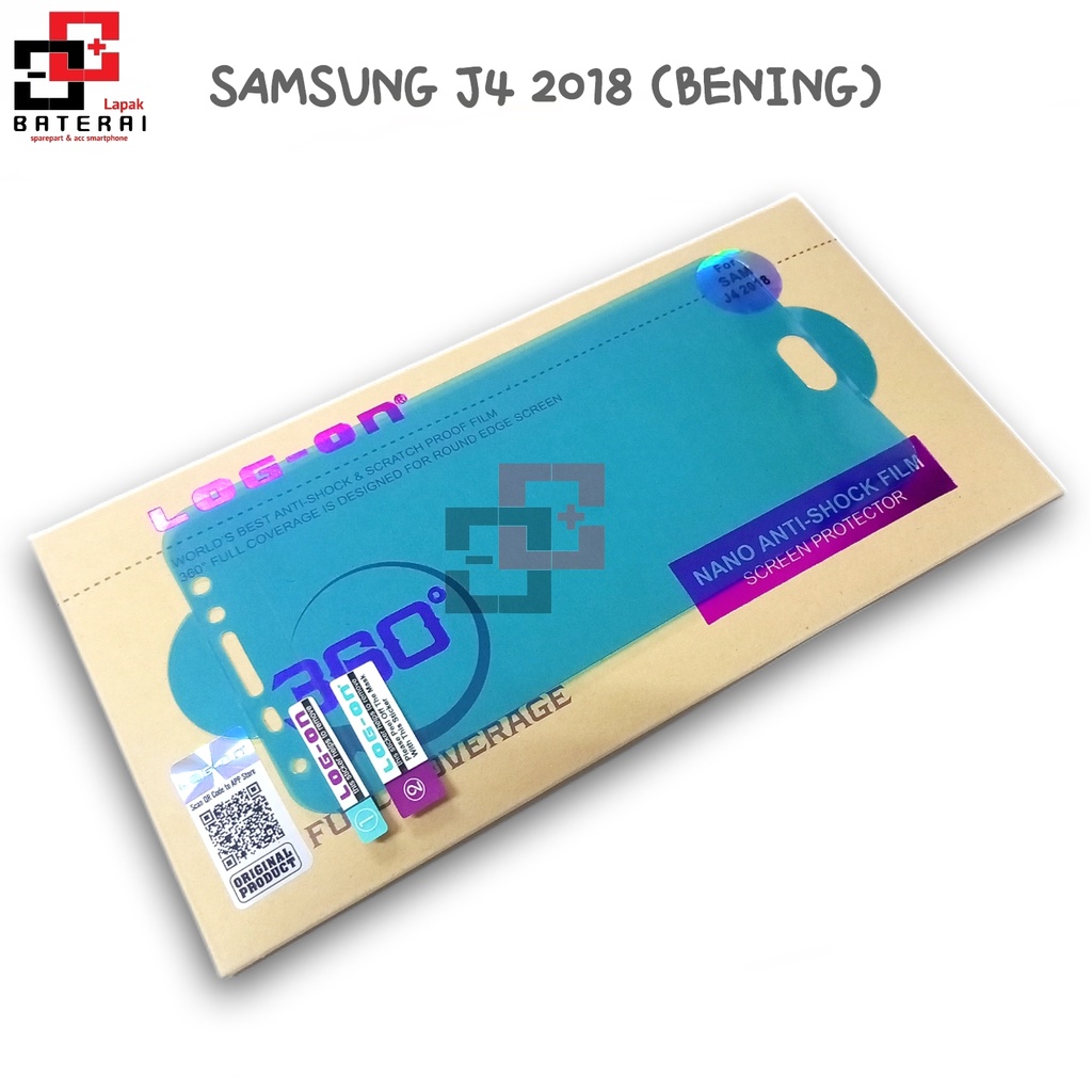 LOG - ON Anti Gores SAMSUNG J4 2018 - hydrogel antishock