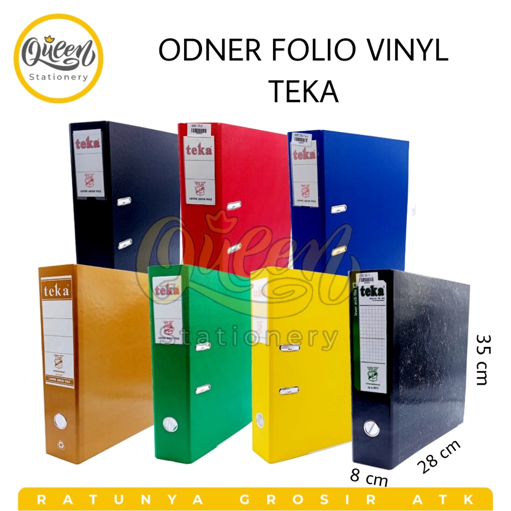 

1 PCS ODNER FOLIO VINYL TEKA - ORDNER FILE DOKUMEN ORGANIZER