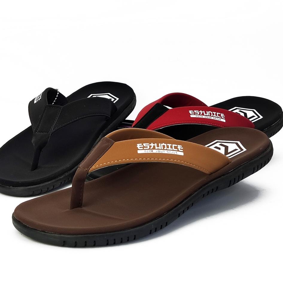 New Stock Sandal Jepit Pria - Freddo Coklat