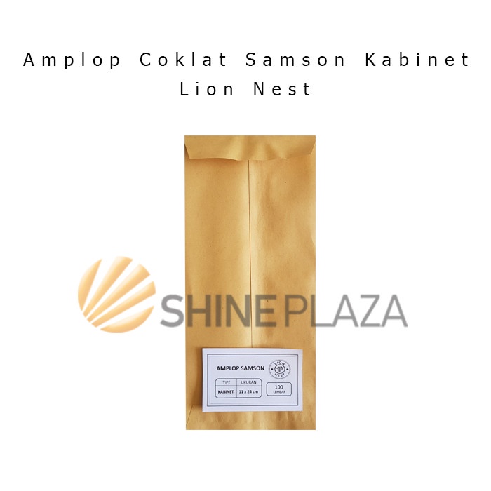 

Amplop Coklat Samson A Kabinet - Lion Nest - 100 Lembar