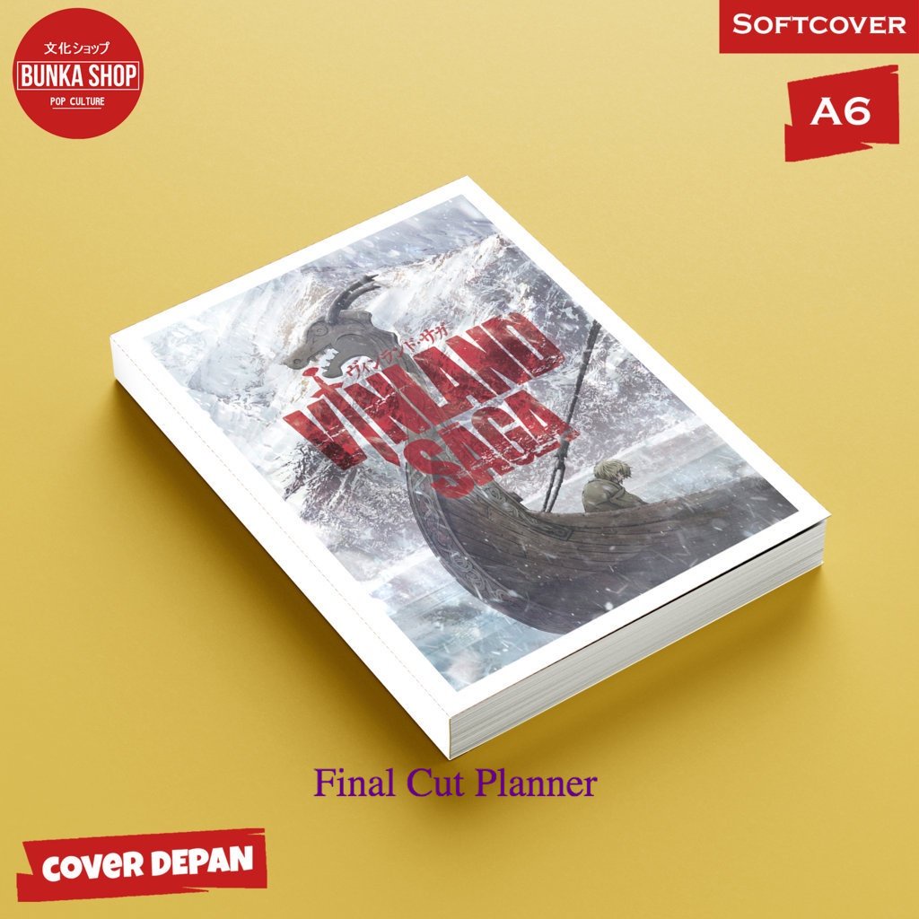 

Pocket Note Anime Vinland Saga 1 Softcover A6 Buku Tulis Catatan Notes Agenda Planner Jurnal .