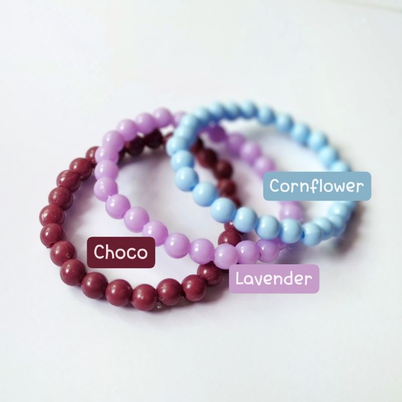 Gelang Nama untuk Anak - Manik Mote ukuran 6mm