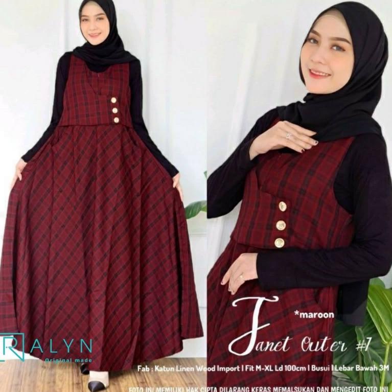 BPG.18Oc22ᵛ ‑ RALYN - OVERALL JANET OUTER JANET WOOL IMPORT ORI,OUTER KOTAK KOTAK JANET UWAIS RALYN 