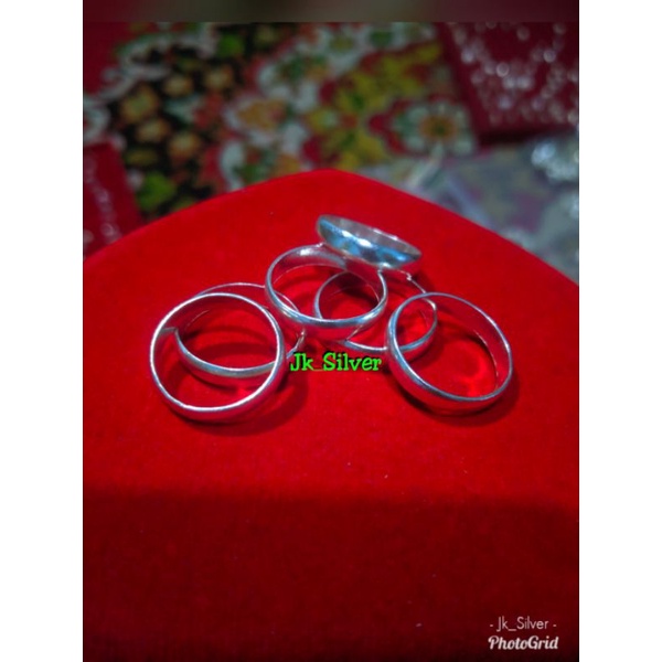 Cincin Perak Polos Cocok Untuk Lamaran Tanpa Nama