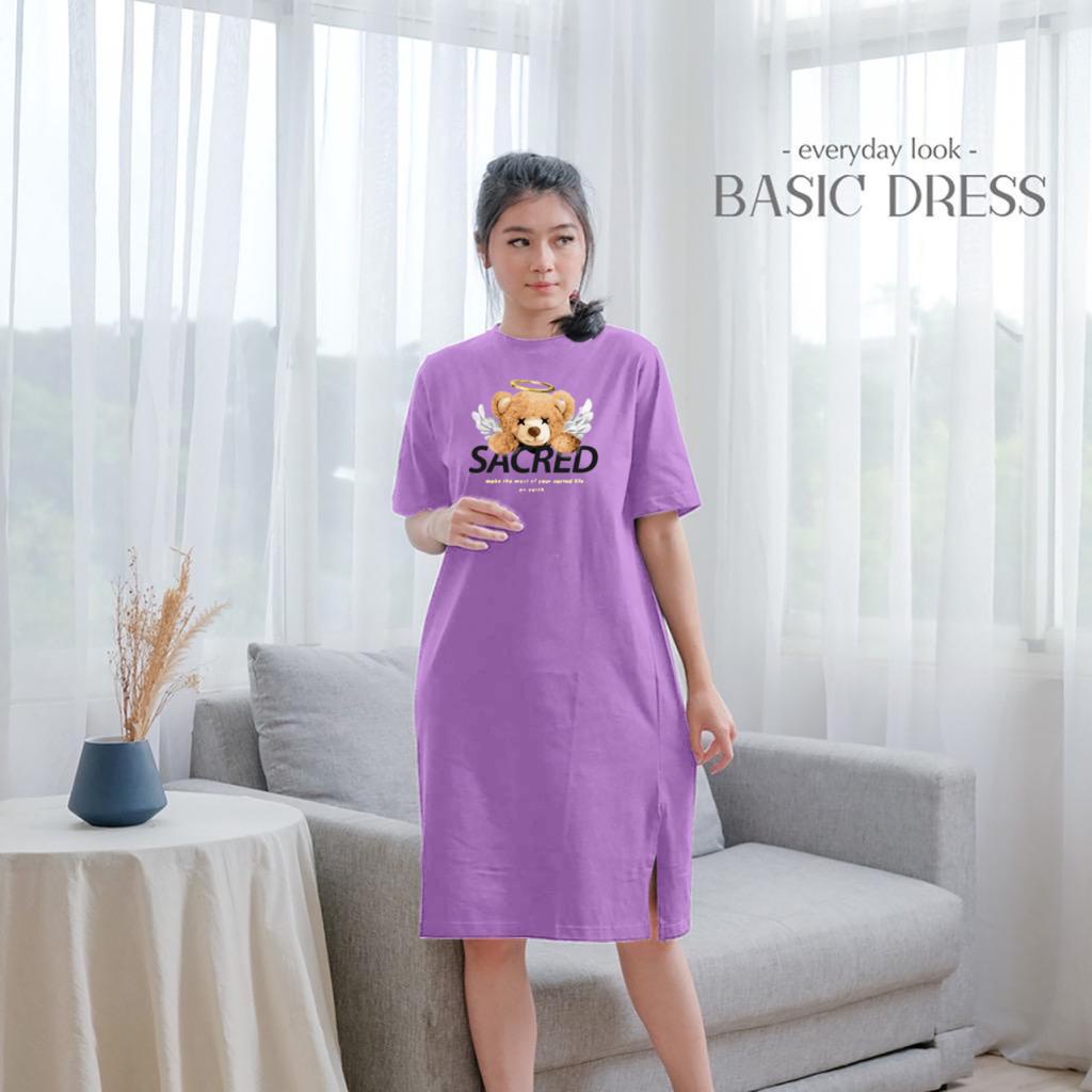 basic dress polos wanita