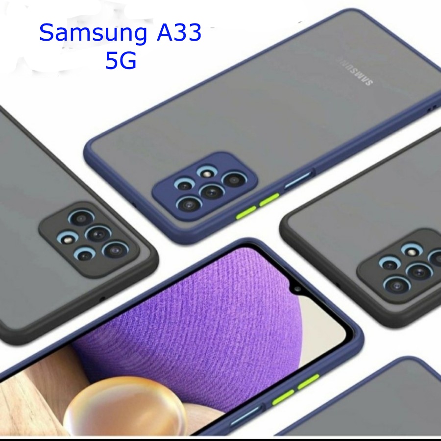 SOFTCASE Samsung Galaxy A33 5G - CASE MATTE FULL COLOUR MY CHOICE BUMPER CASE PELINDUNG KAMERA