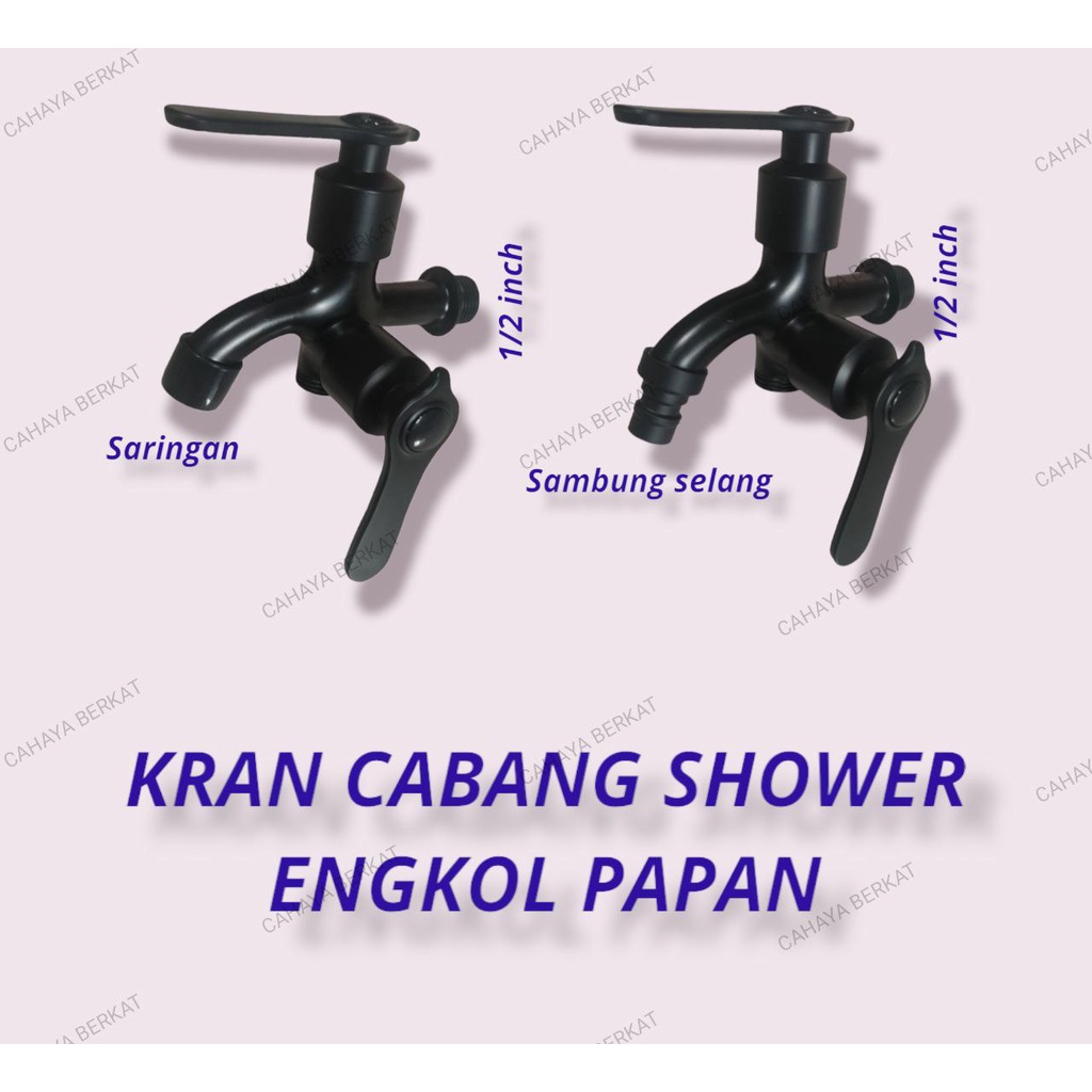 kran cabang black / hitam