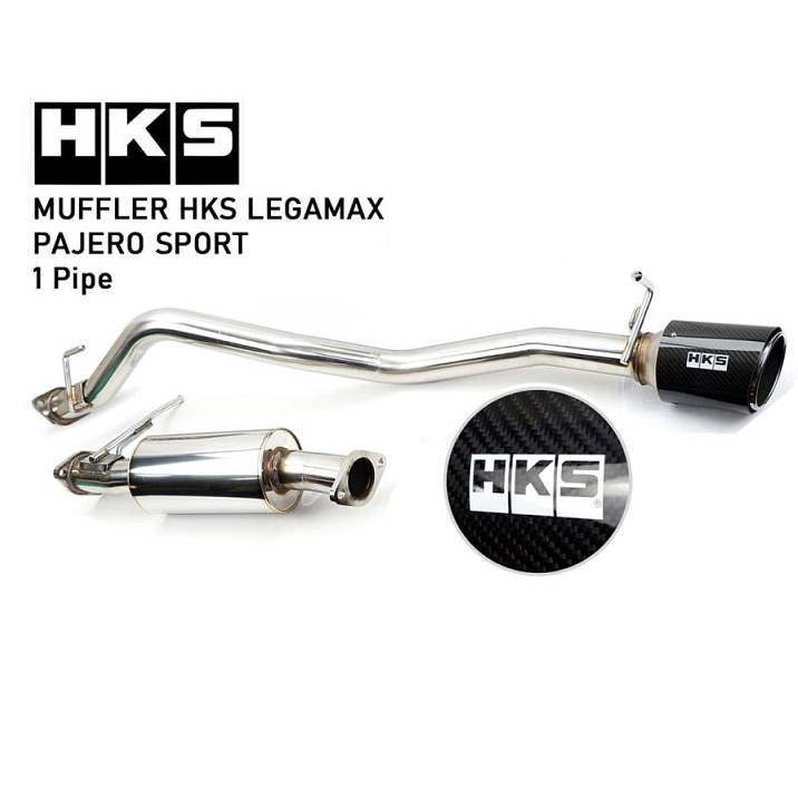 Knalpot HKS Legamax Pajero Sport CARBON TAIL