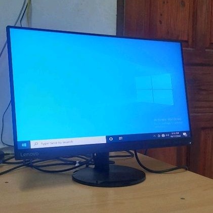 Monitor Lenovo 24 Inch, HDMI, Layar Frameless, 75Hz, Mulus, Bergaransi