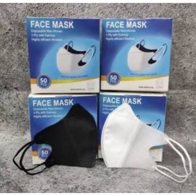 MASKER DUCKBILL 50PCS Oxycare-facemask 3play