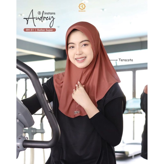 bergo sport // jilbab olahraga // raudhah
