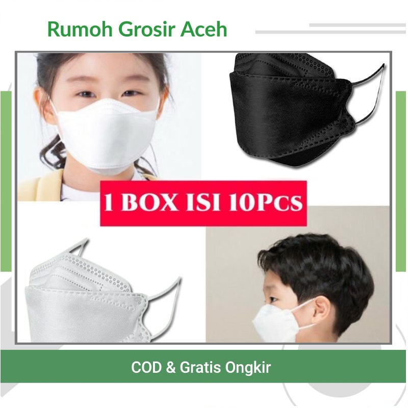 {ACEH} KF94 Masker Anak 1 Sachet isi 10pcs