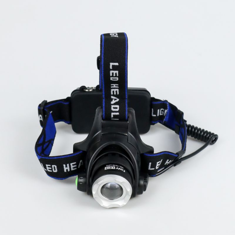 SENTER KEPALA LED CREE XML T6 1 SET HEADLAMP LED ZOOM IN ZOOM OUT ORIGINAL