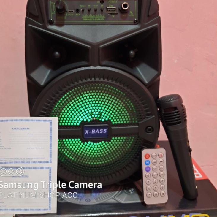 NEW  12.12 SPEAKER BLUETOOTH FREE MIC KARAOKE FLECO FL-6011/F-6615/F-804Z SUPER BASS/SALON AKTIF MUL