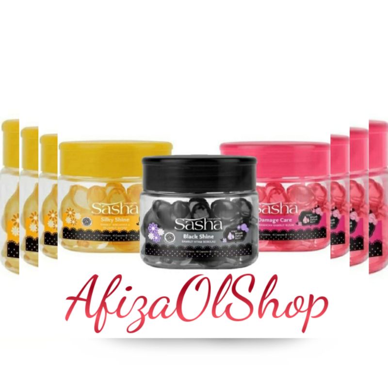 Jual Sasha hair vitamin 40capsule Varian Shopee Indonesia