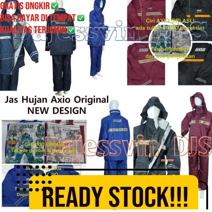 Jas Hujan Axio / Raincoat Axio 882 Silver Series / Stelan Axio