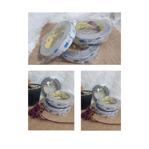 

⛄Comeback❄️ Isolasi Selotip 2 Sisi Double Side Tape Berry | Isolasi Bolak - Balik Double Tape Doubletape 3M Putih Taiwan