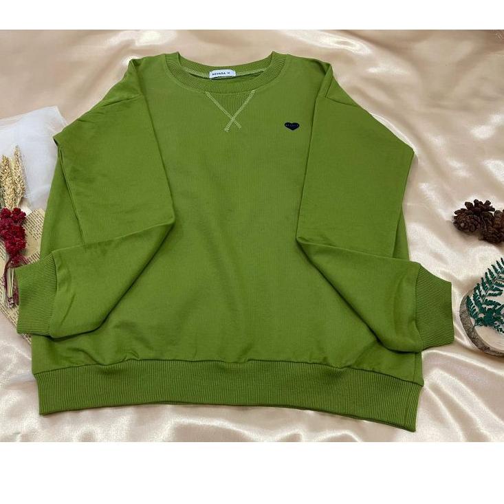 [CODEWE26] T-Shirt (SWEATER POLOS)  - Sweater nevada POLOS Wanita // Sweater Cewek Love // Kaos Atas