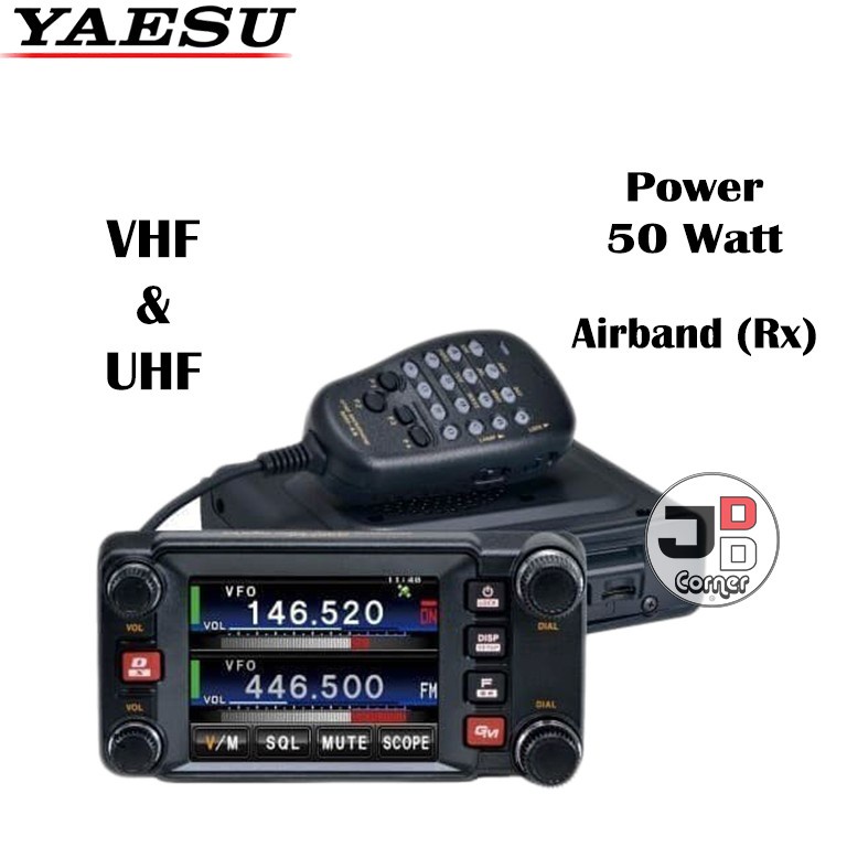 RIG Yaesu FTM-400XDR GPS C4FM Dual Band Airband FTM400XDR FTM400