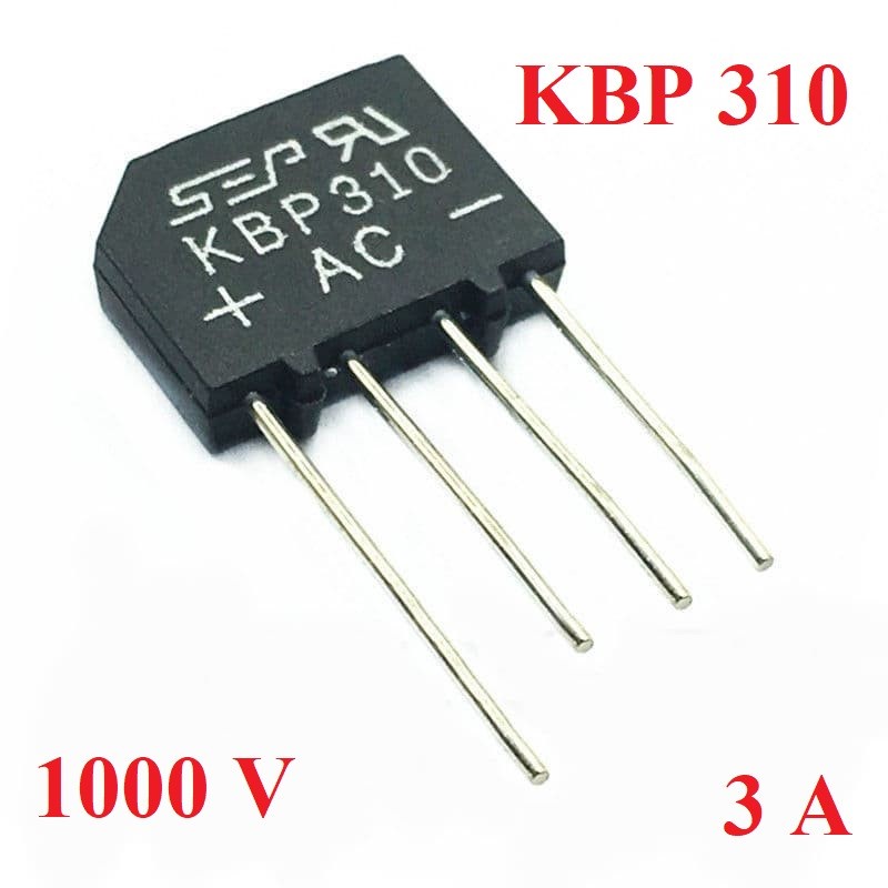 Dioda Jembatan Bridge Rectifier KBP 310 KBP310 3A 1000V