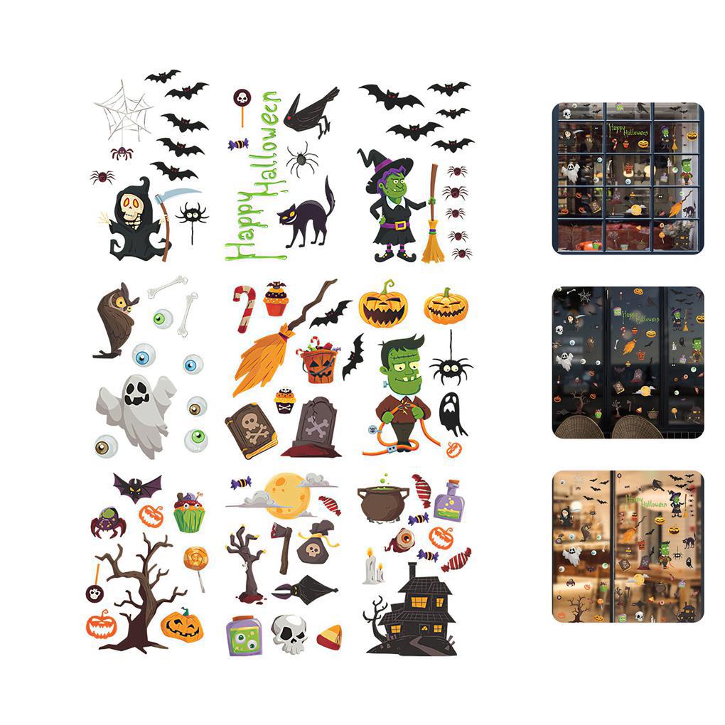 9pcs Stiker Dinding Desain Kartun Halloween Warna-Warni Untuk Dekorasi Rumah   (house2020) Buku Literatur Klasik Bahasa Mandarin
