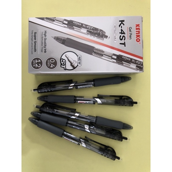 

bolpen kenko k-4st hitam 0.4mm isi 12