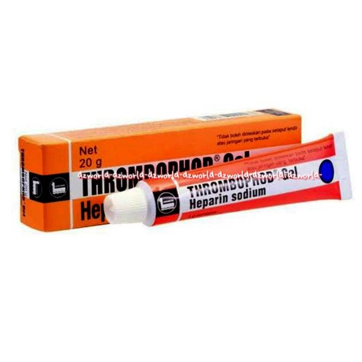 Thrombophob Gel Heparin Sodium 20gr Salep untuk Memar luka Pembekuan Darah Cedera Olah Raga Trombo Gel Tombogel Thromb Bophob Jel