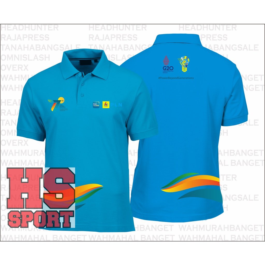 POLO PLN  - BAJU PLN - BAJU ULTAH KE 78 THN BUMN HARI LISTRIK NASIONAL - BAJU KERAH PLN