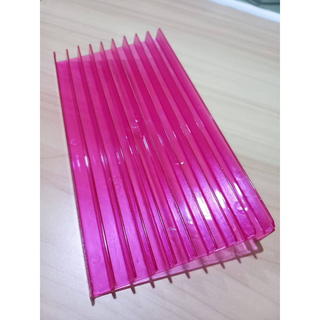 Akrilik Hijau Dudukan Kartu Perdana dan Tempat Voucher 9 Tingkat