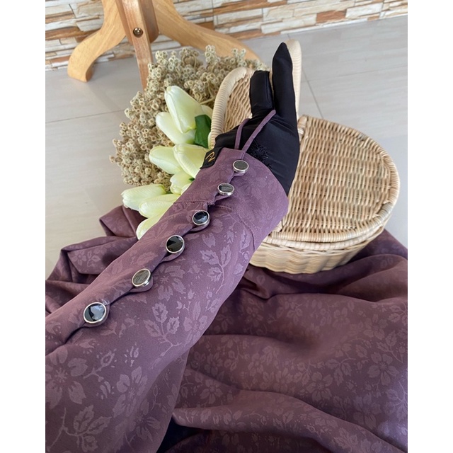 MECCA ABAYA SATU SET DENGAN KHIMAR / FK Mazen marzan antiUV by sultan mina antiuv softlexina exo bon