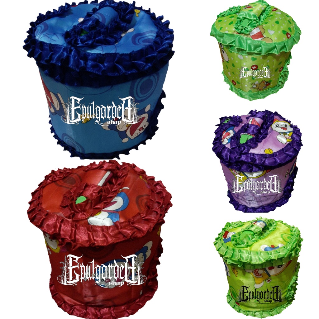 Sarung mejikom doraemon, cover mejikom. reskuker saten