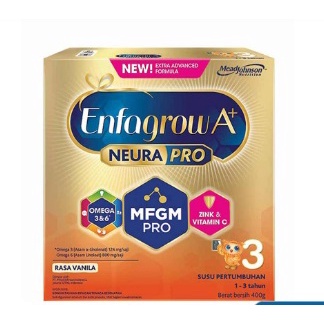 

Envagrow Susu Formula Peretumbuhan A+T3 DHA Rasa Vanilla yang Enak