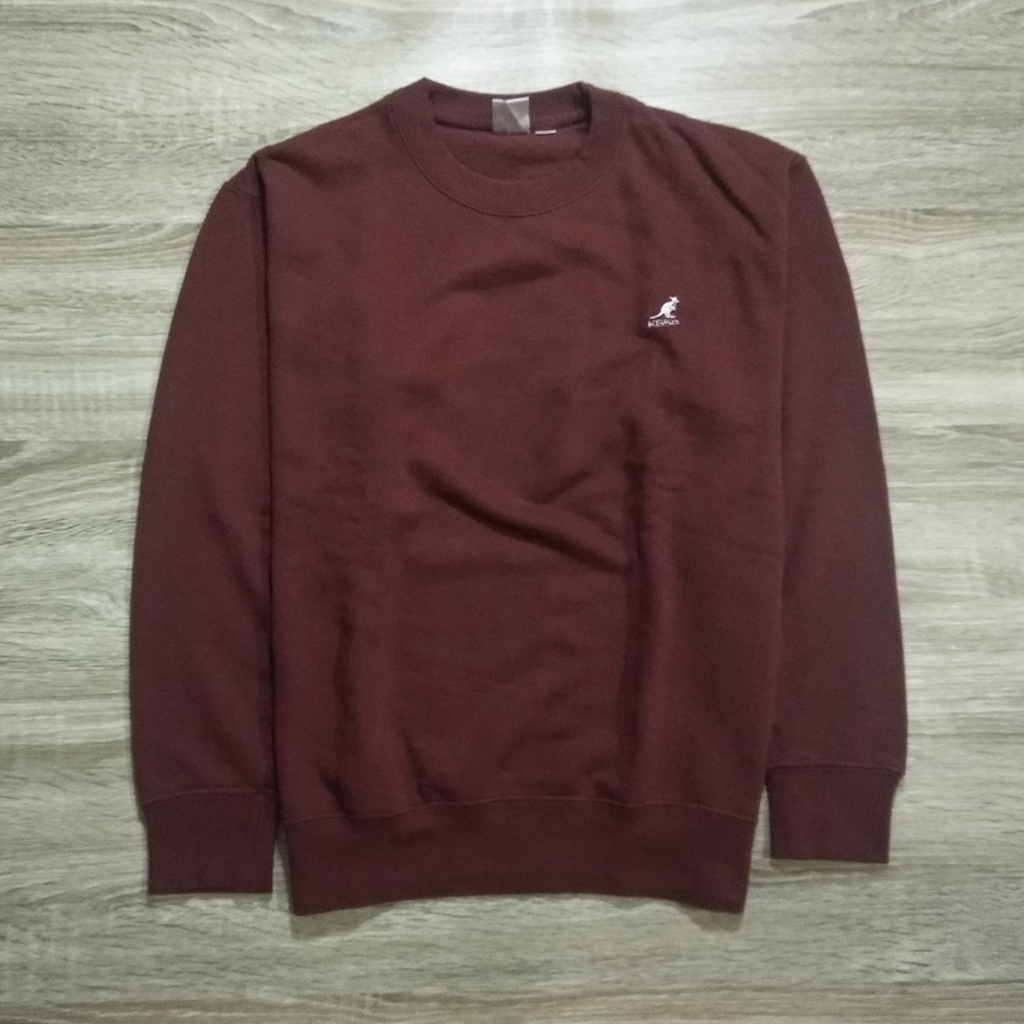 CREWNECK BRANDED SECOND KANGOL MAROON