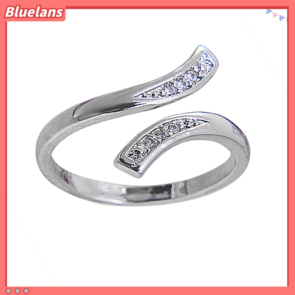 Cincin Sterling Silver 925 Ukuran Adjustable Untuk Wanita