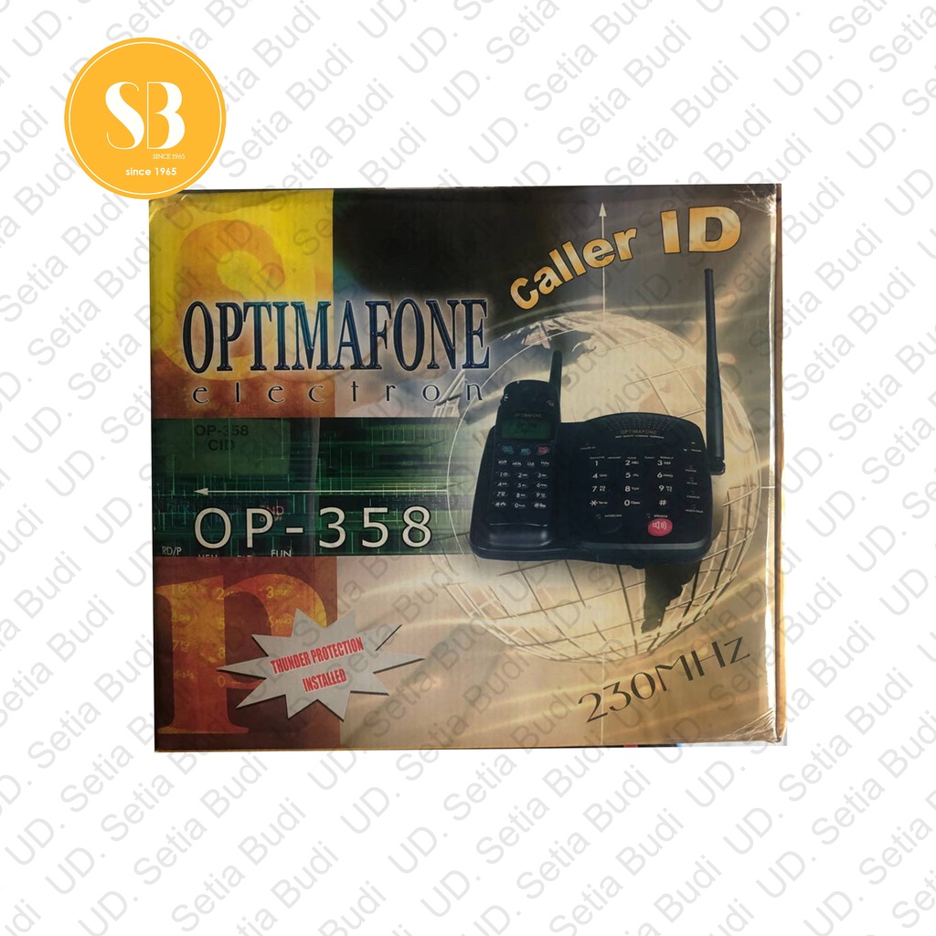 Telepon Cordless / Wireless Jarak Hingga 30KM Optimafone OP-358