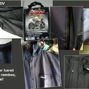 Raincoat Murah Jas Hujan Karet Tebal Asv Original