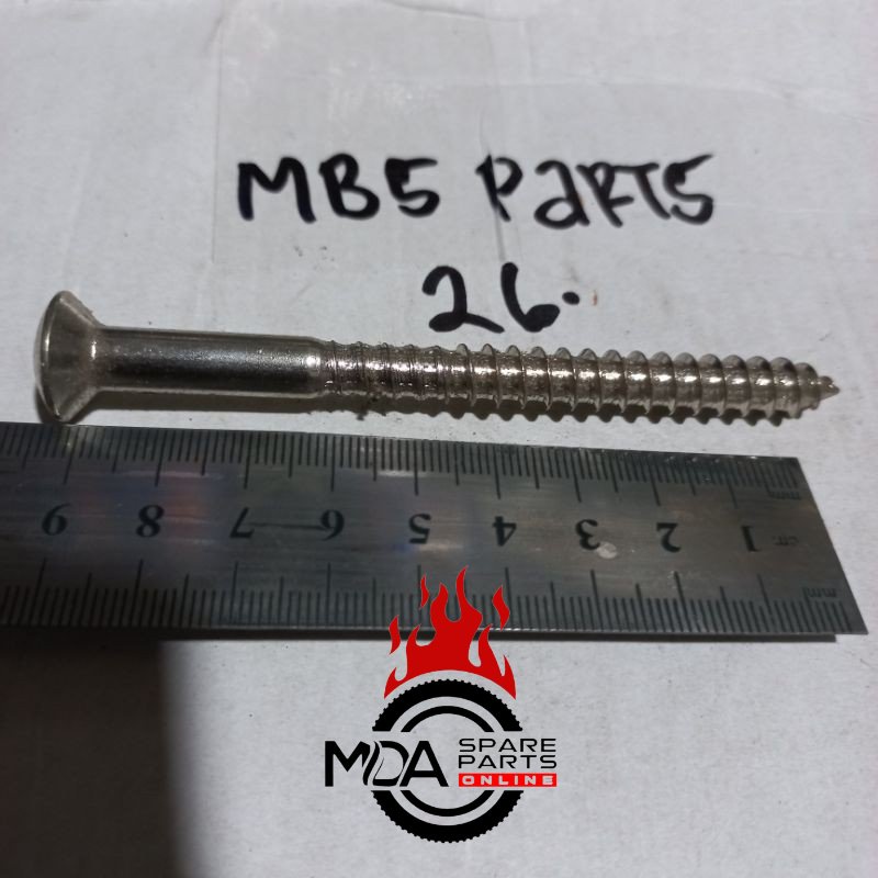 MDA Parts BAUT SKRUP M12X100 BAUT KASAR