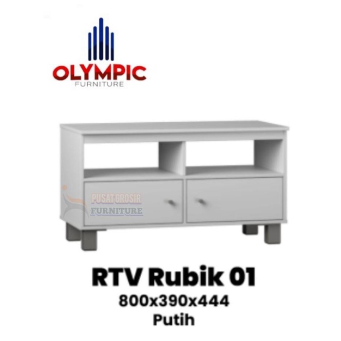 Meja Olympic Rak Tv / Meja Tv / Rtv Rubik 01