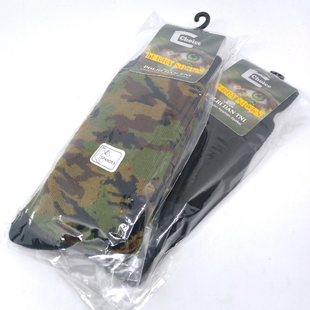 kaos kaki Tebal pria dewasa kaos kaki outdoor POLRI &amp; TNI termah termurah