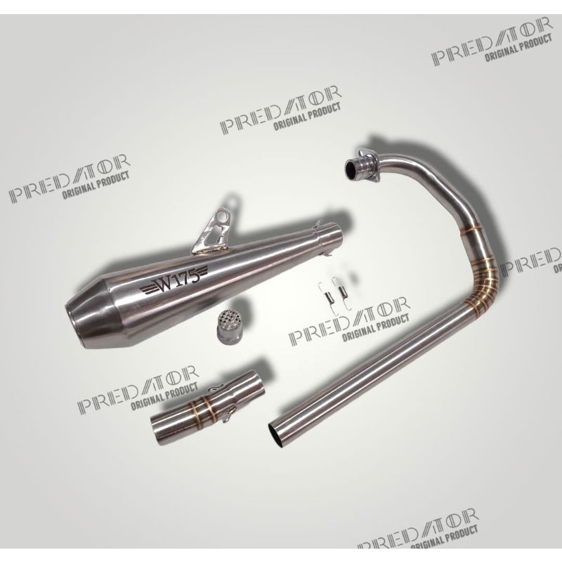 knalpot kawasaki w175  - knalpot w175 - knalpot kawasaki w175 full system