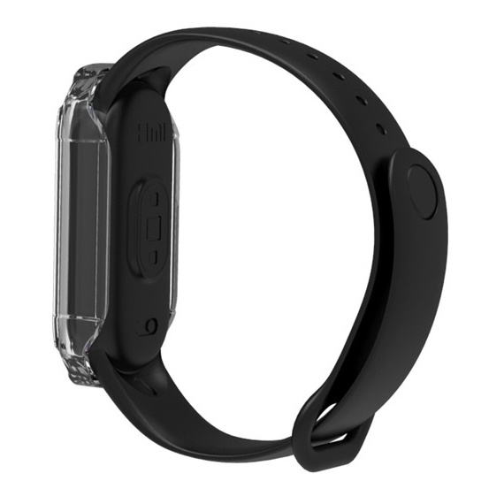 Xiaomi Band 4 5 6 7 PC Hard Case with Tempered Glass / Miband Full Screen Protector