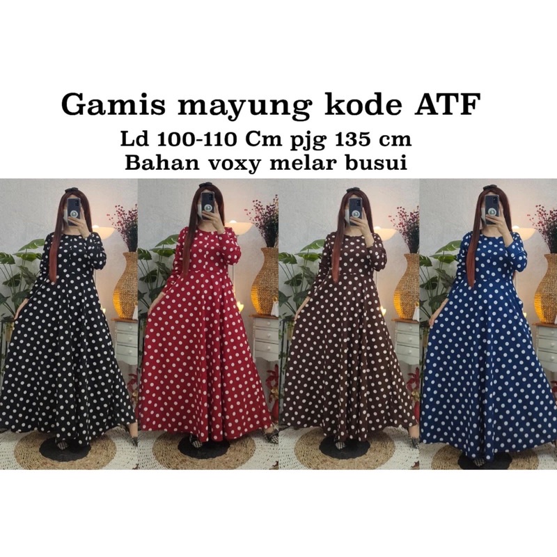 Gamis voxy busui kode ATF