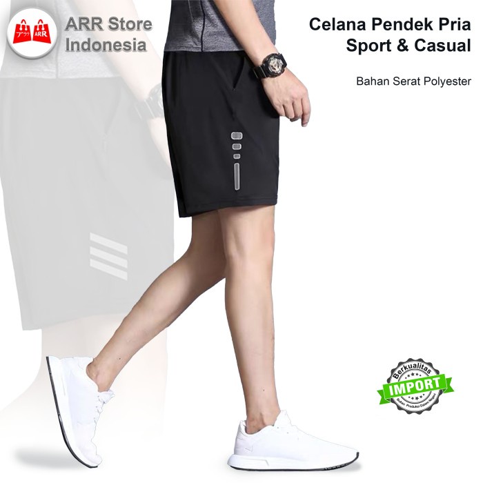 Celana Pendek Pria Sports &amp; Casual Short Pants Motif Import