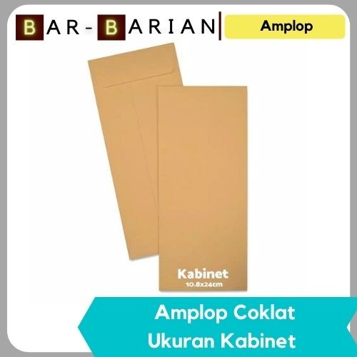 

Star Amplop Coklat Ukuran Kabinet 11 X 24 Cm / Amplop Coklat Termurah Berkualitas