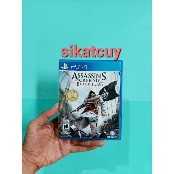 BD BLILURAY DISK KASET SECOND BEKAS ASSASINS CREED 4 BLACK FLAG
