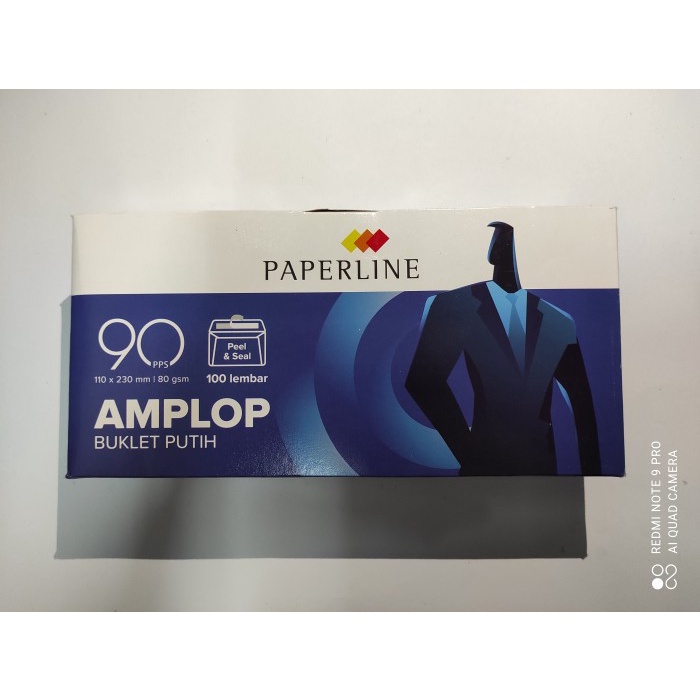 

Hadir Amplop Paperline 80 Gsm 104 / 90 Polos Pps With Seal Bergaransi