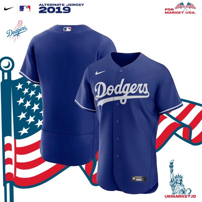 Kaos Jersey Nike Baseball MLB Los Angeles Dodgers Men Original Jersey