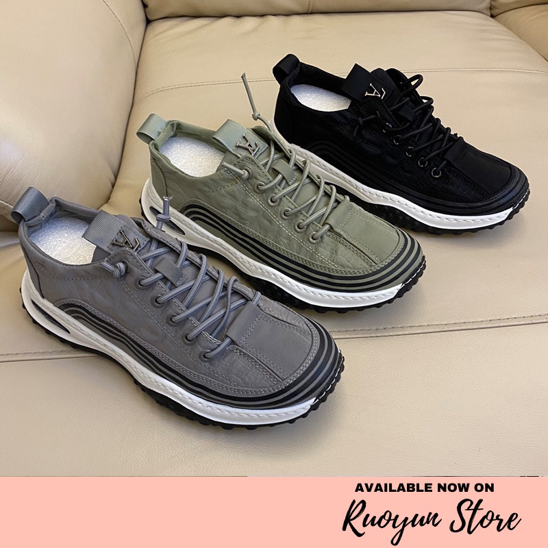 RYX - Hangout Double Sepatu Sneakers Pria Fashion Casual / Jalan (NO BOX) - Ori Import